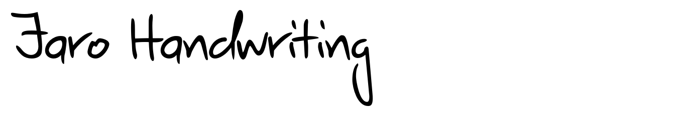 Jaro Handwriting